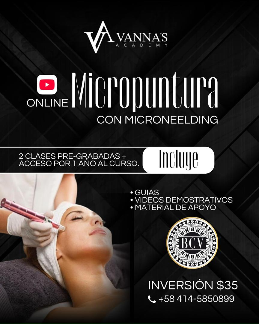 Micropuntura con Microneedling (Online)