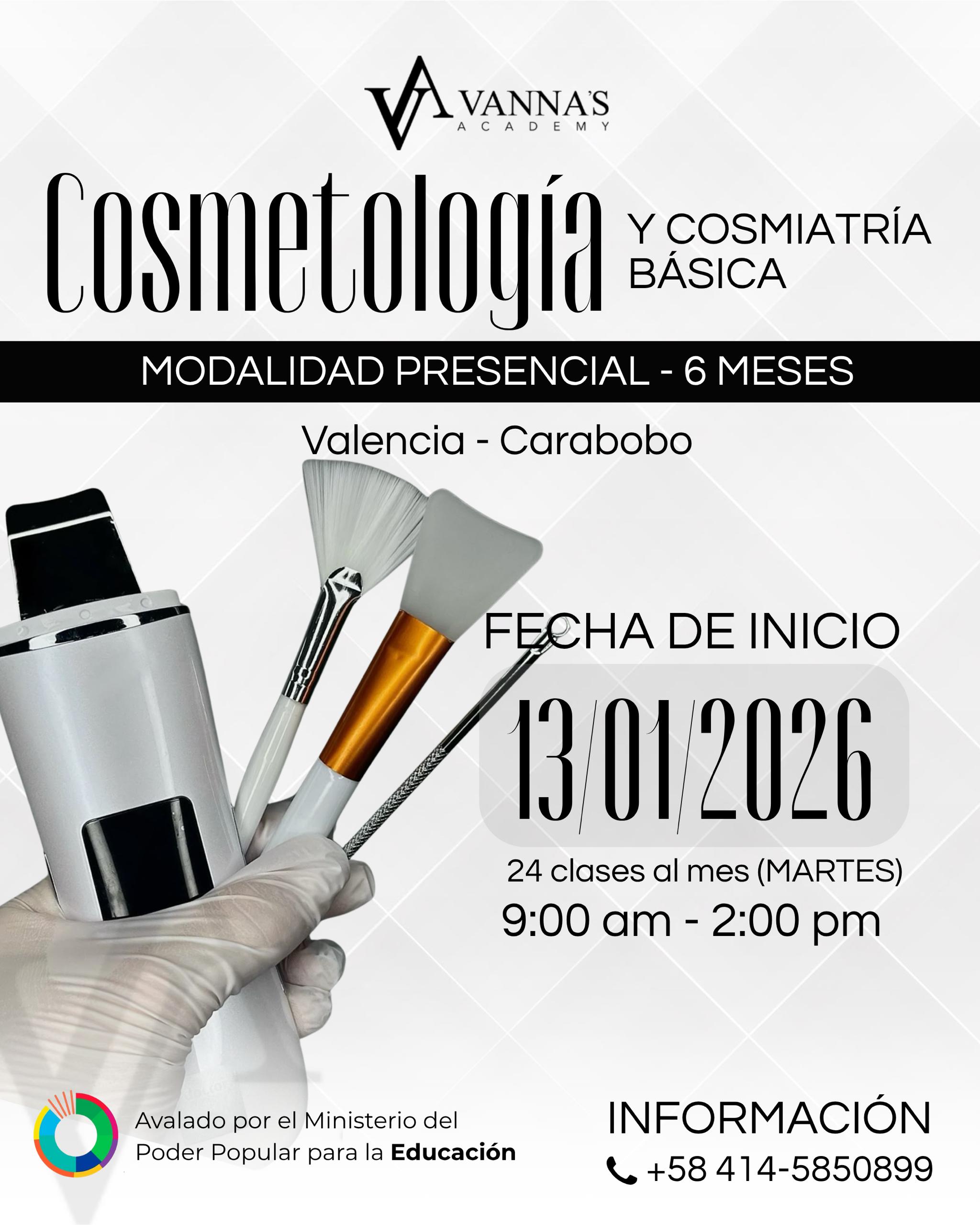 Diplomado en Cosmetología y Cosmiatría Básica (Presencial)