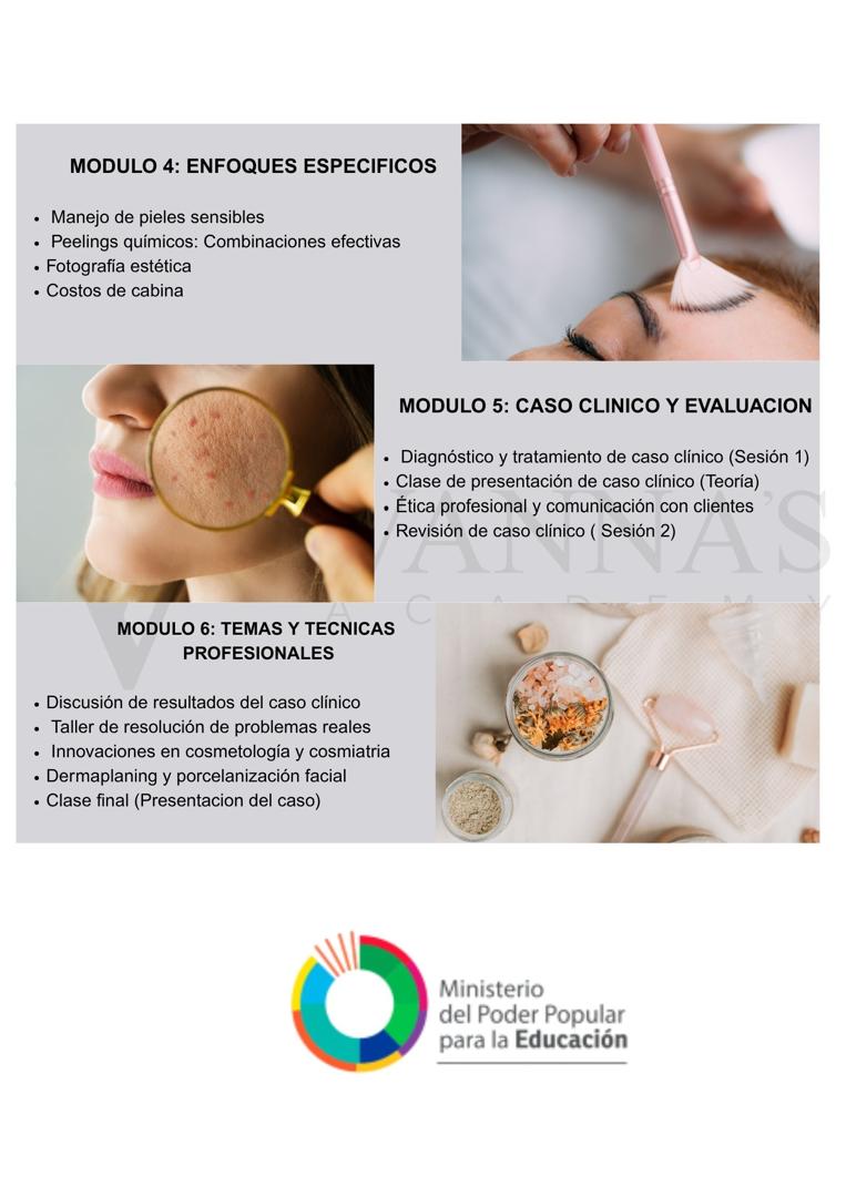 Diplomado Cosmetología y Cosmiatría Básica (Online)